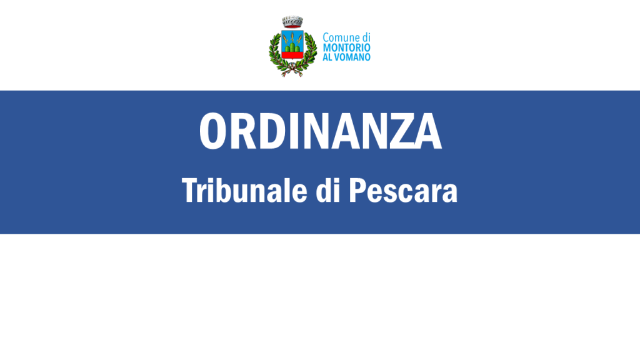 Ordinanza del 31.01.24 del Tribunale di Pescara
