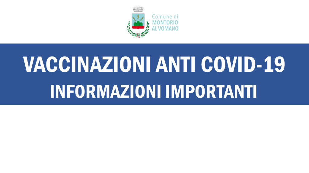Vaccinazioni anti Covid-19: informazioni importanti